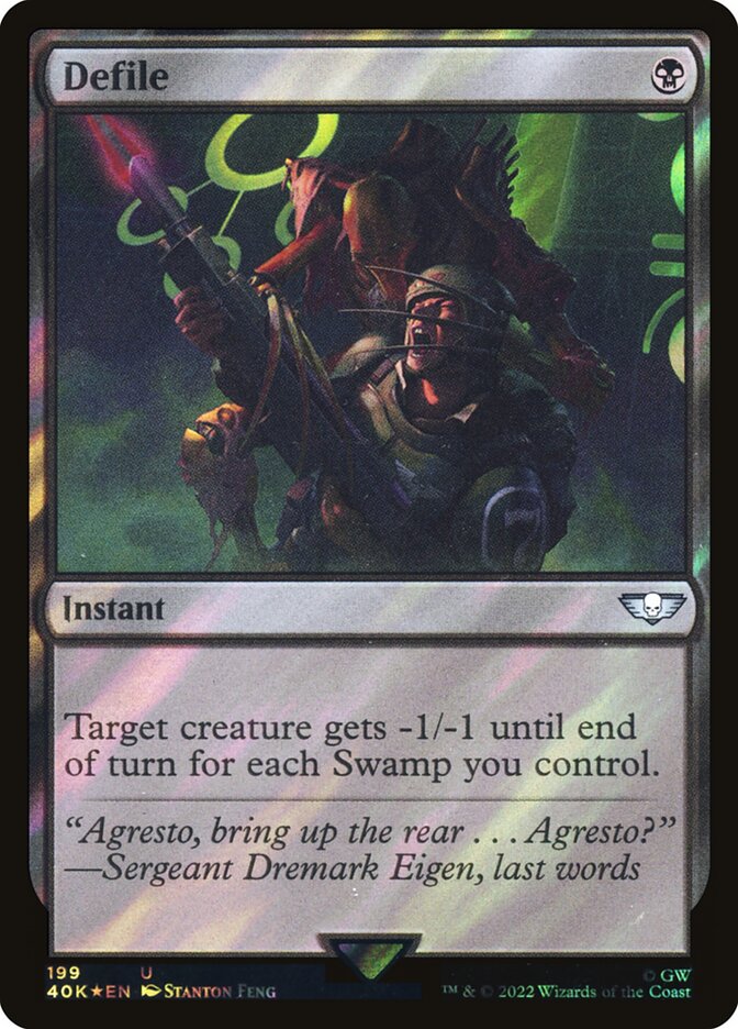 Defile, Warhammer 40,000 Commander Card Art