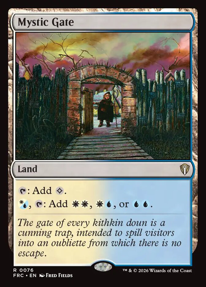 Mystic Gate, Reality Fracture Commander Card Art