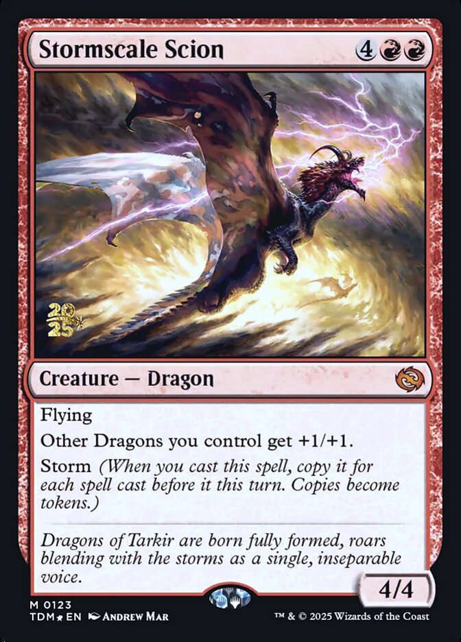 Stormscale Scion, Tarkir: Dragonstorm Promos Card Art