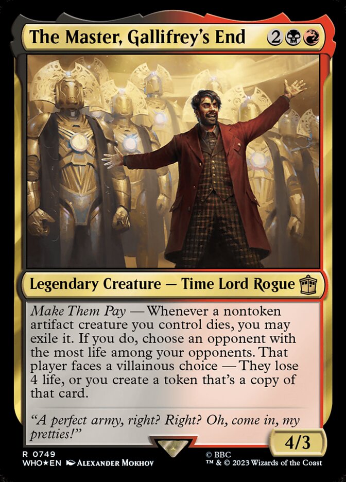 The Master, Gallifrey&