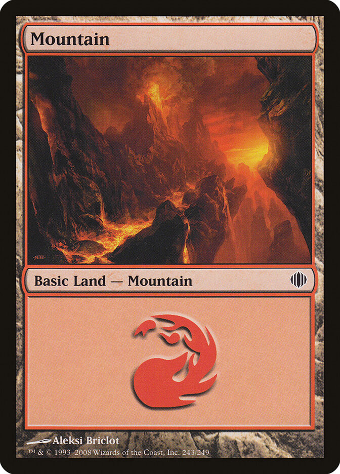 Mountain, Shards Of Alara Card Art