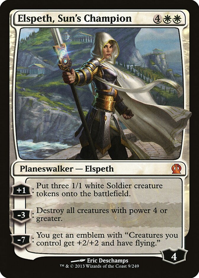 Elspeth, Sun's Champion, Theros Card Art