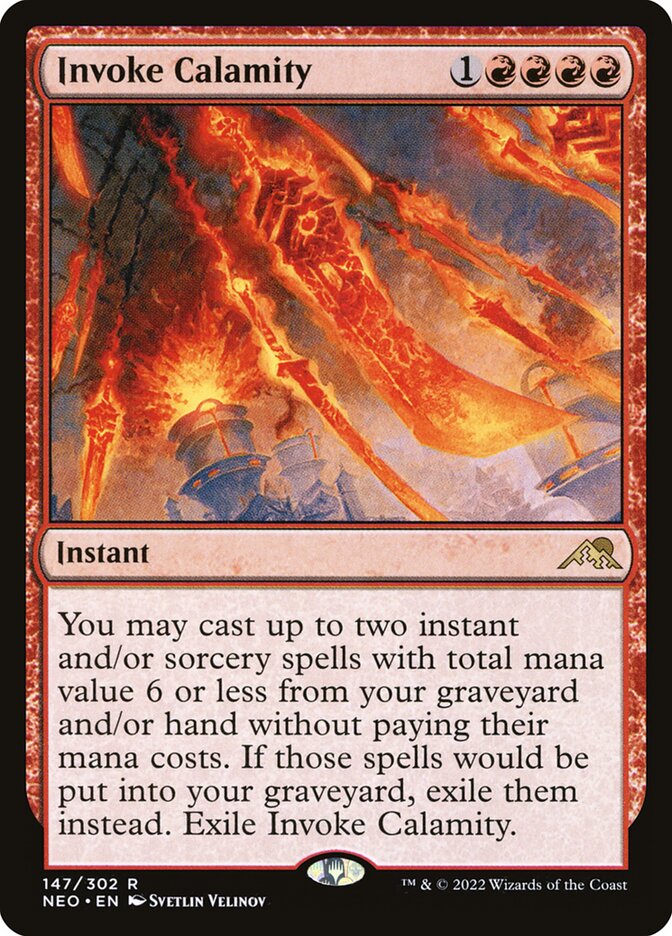 Invoke Calamity, Kamigawa: neon dynasty Card Art