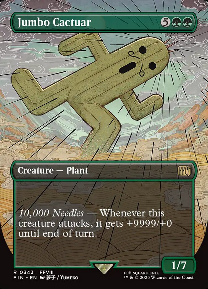 Jumbo Cactuar, Final fantasy Card Art