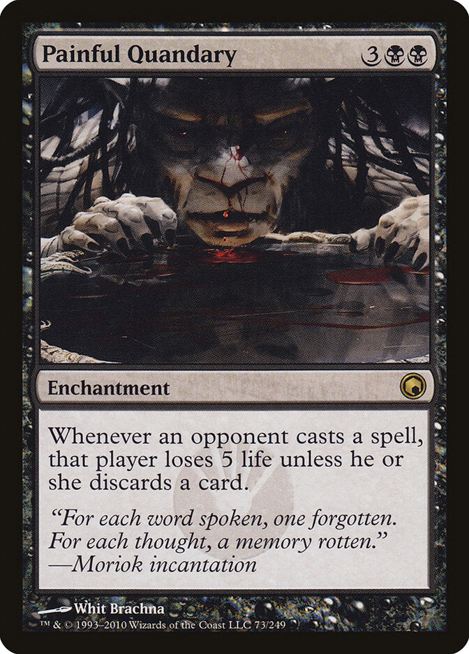 Painful Quandary, Scars Of Mirrodin Card Art