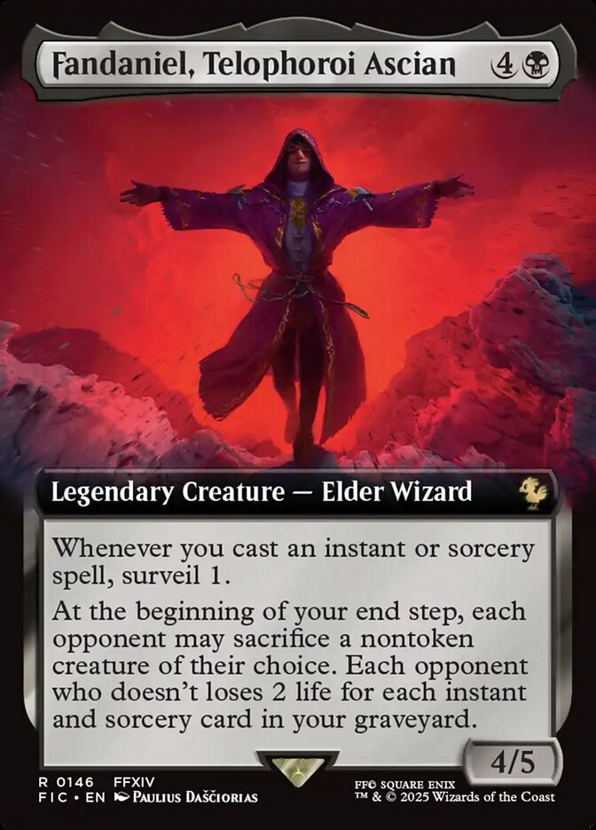 Fandaniel, Telophoroi Ascian, Final fantasy commander Card Art