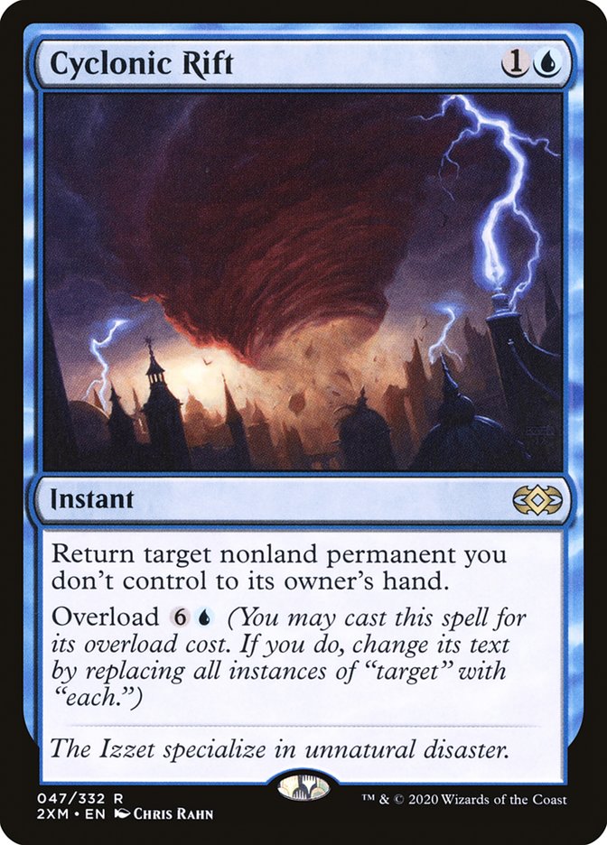 Cyclonic Rift, Double masters Card Art