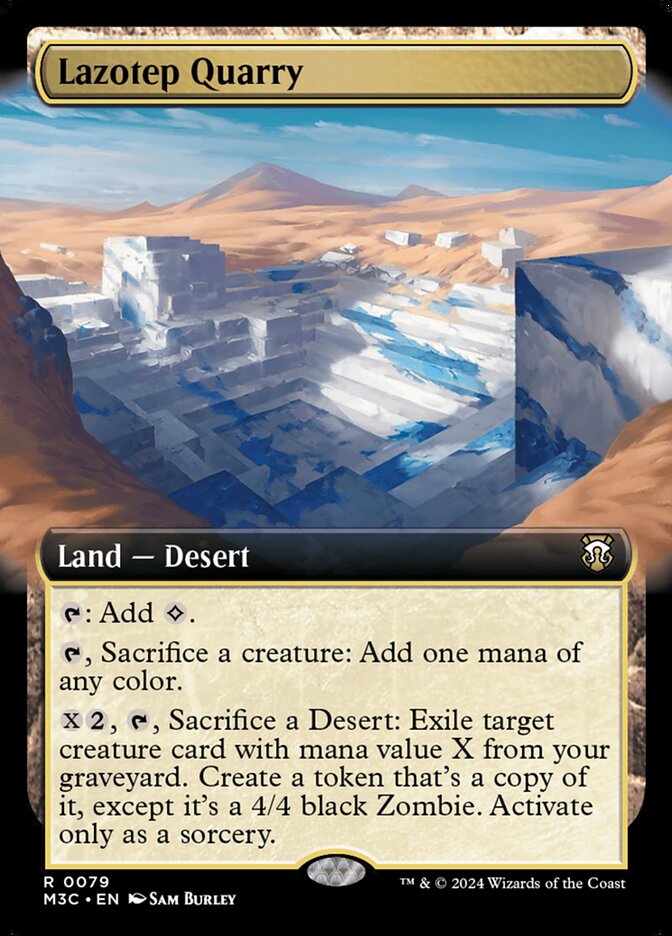 Lazotep Quarry, Modern Horizons 3 Commander Card Art