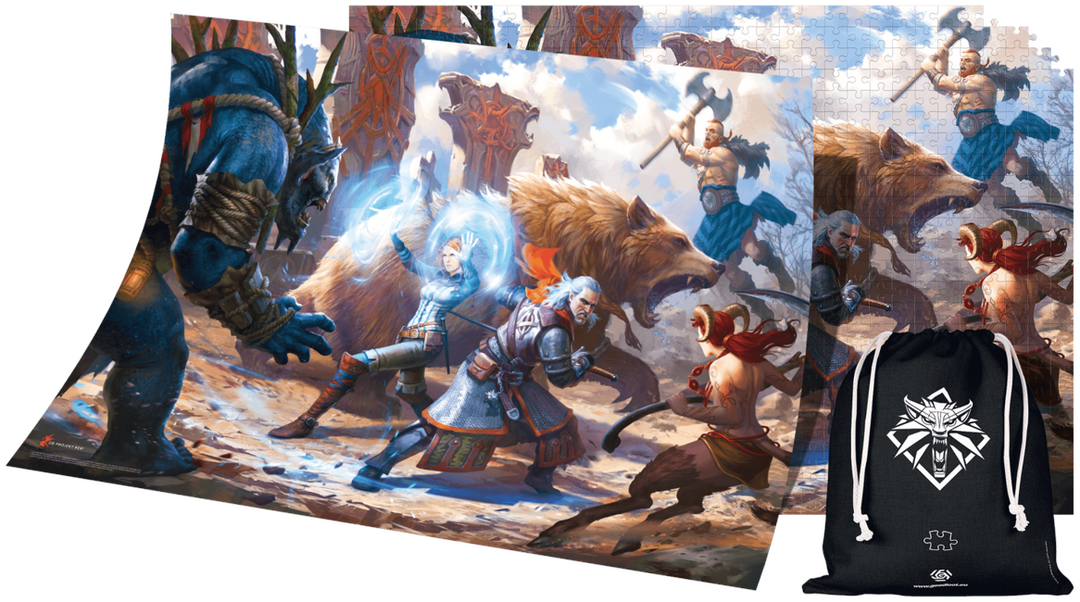 Good Loot - Premium Puzzle - 1000 - The Witcher: Geralt &amp; Triss In Battle
