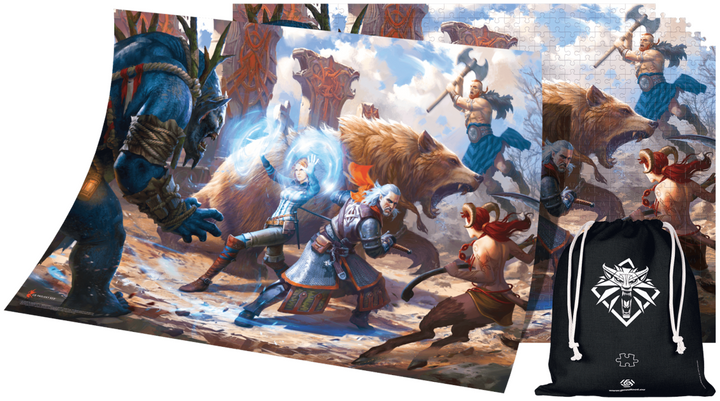 Good Loot - Premium Puzzle - 1000 - The Witcher: Geralt &amp; Triss In Battle