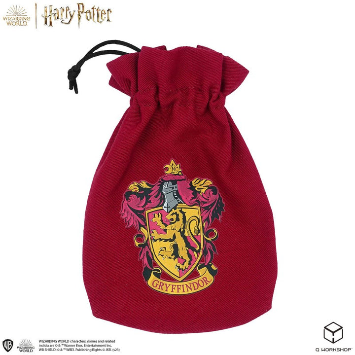 Q Workshop - Dice - Harry Potter Dice &amp; Pouch - Gryffindor