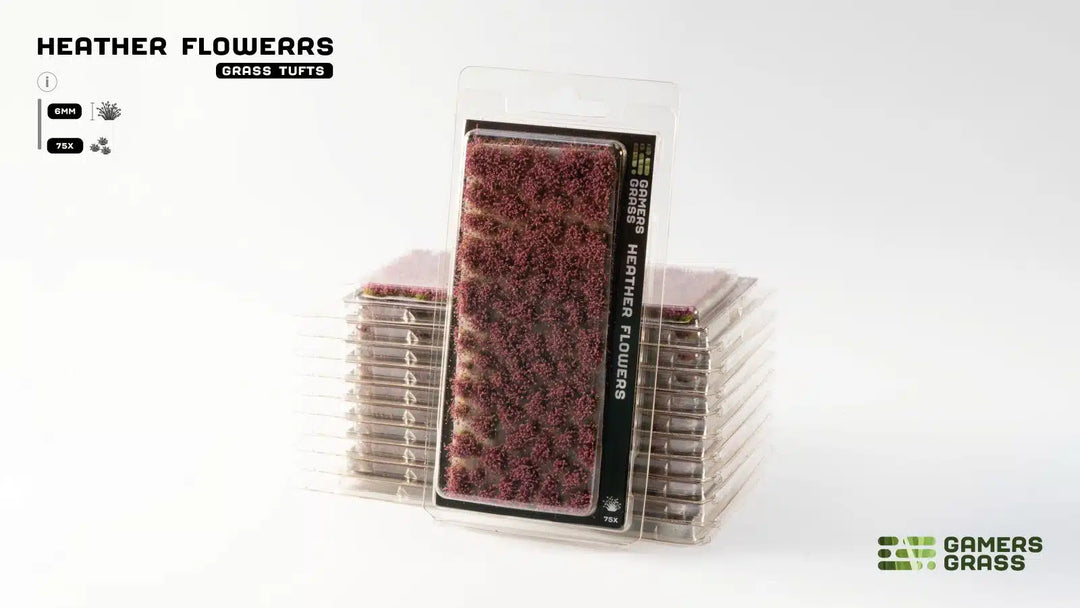 Gamers Grass - Grass Tufts - Heather Flowers 6mm