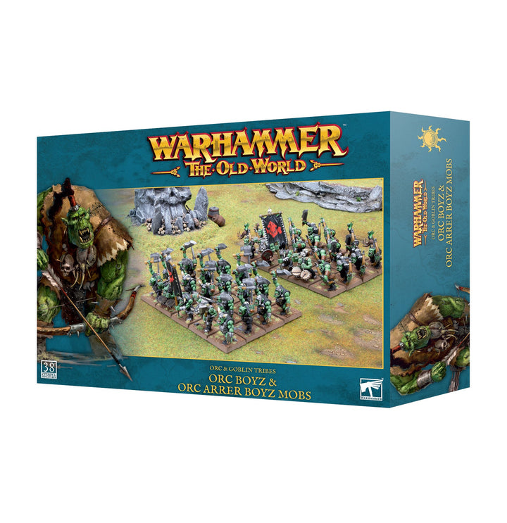Warhammer: The Old World - Orc &amp; Goblin Tribes - Orc Boyz &amp; Arrer Boyz Mobs