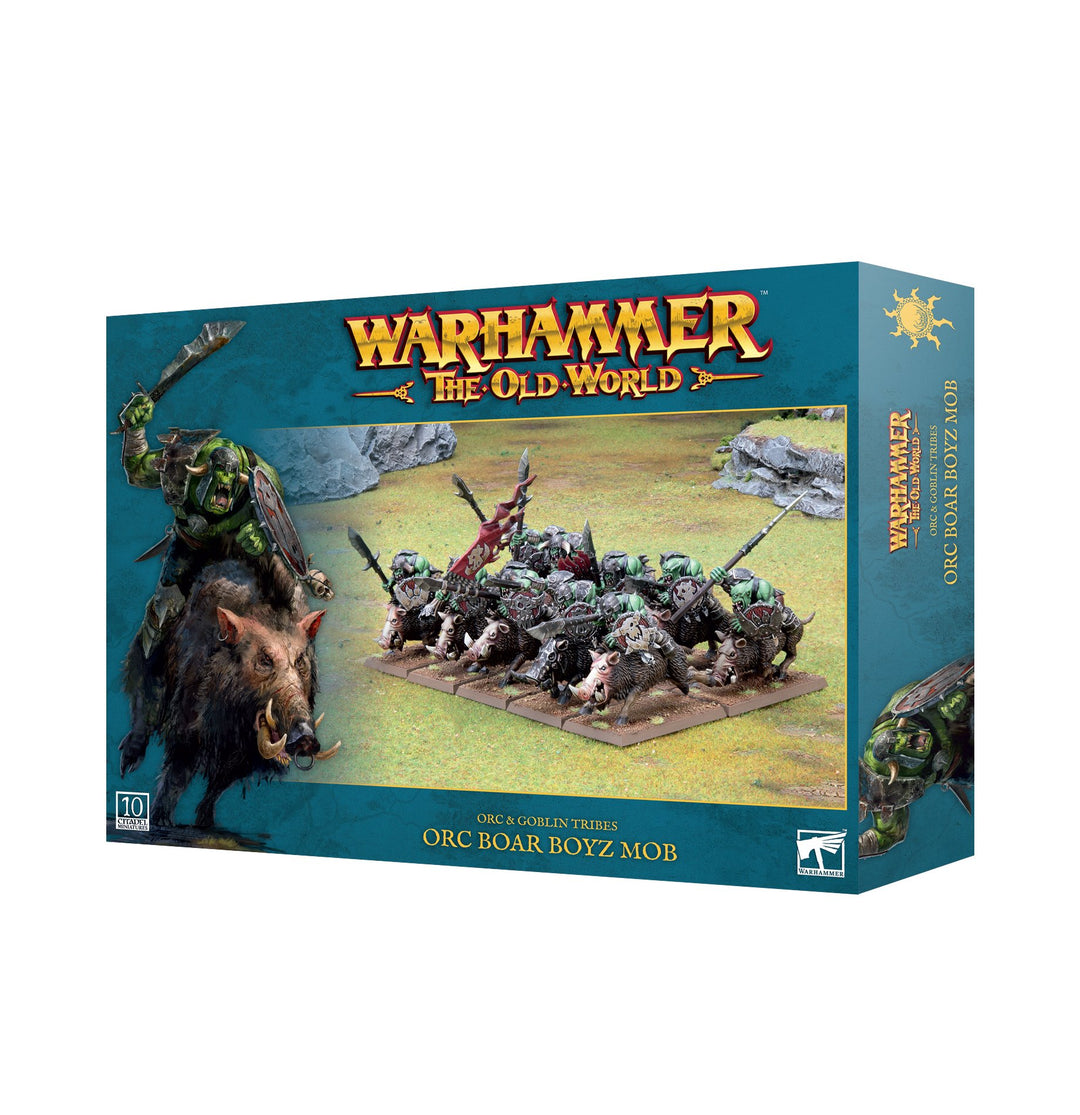 Warhammer: The Old World - Orc &amp; Goblin Tribes - Orc Boar Boyz Mob