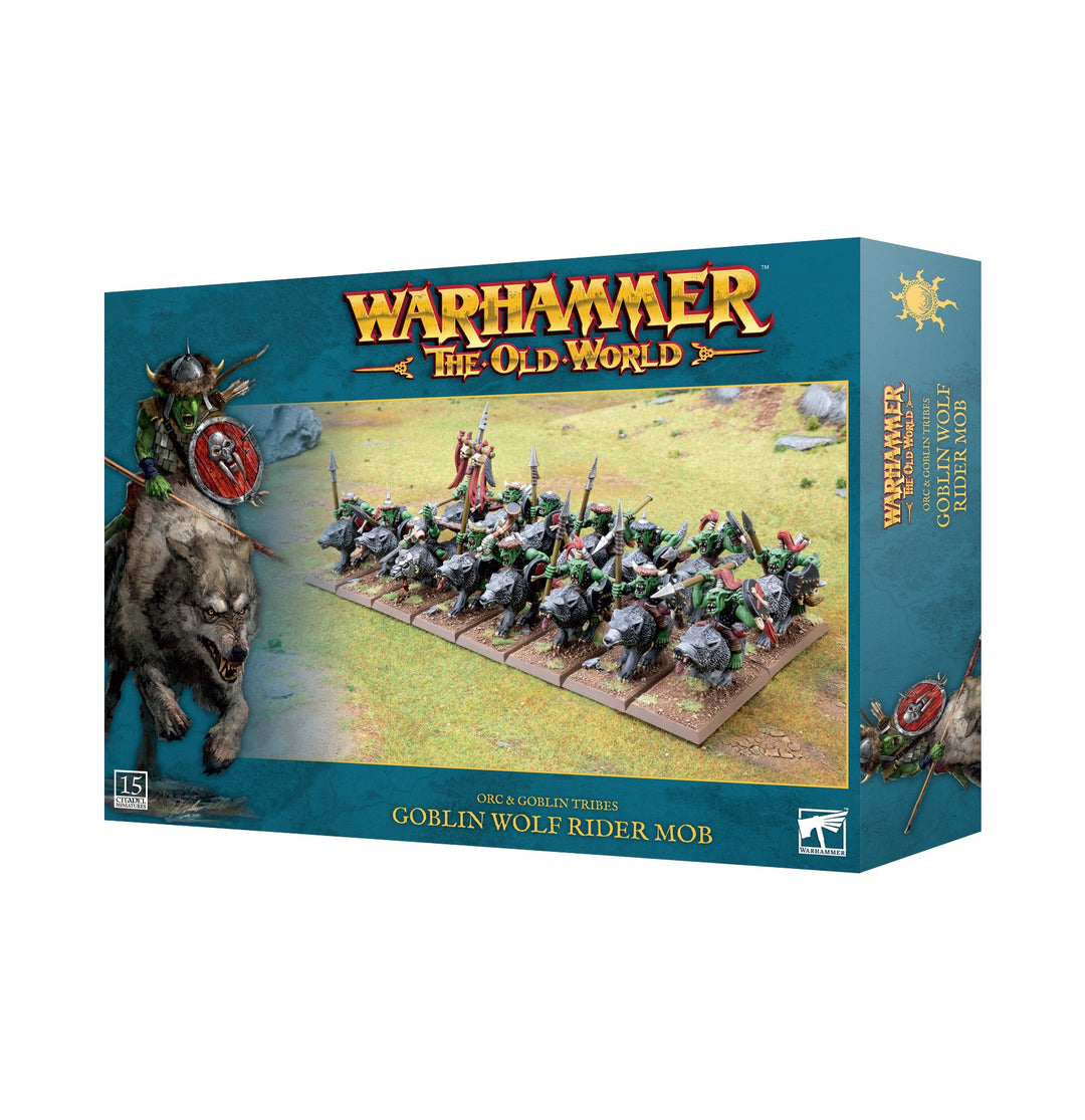 Warhammer: The Old World - Orc &amp; Goblin Tribes - Goblin Wolf Rider Mob