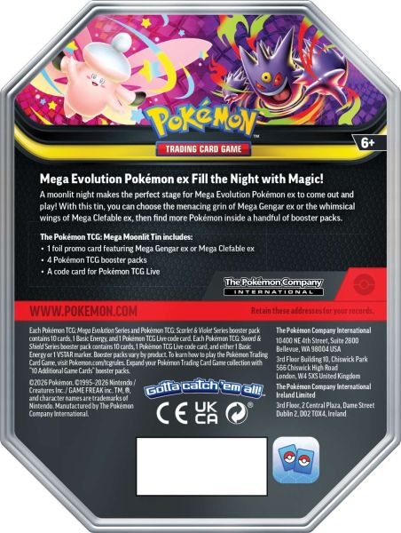 Pokémon - Summer Tin - Mega Clefable ex (Max 1st per kund)