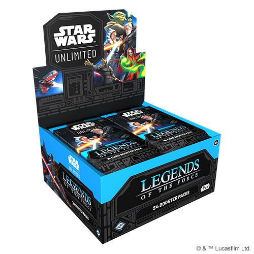 Star Wars: Unlimited - Legends of the Force - Booster Box Display