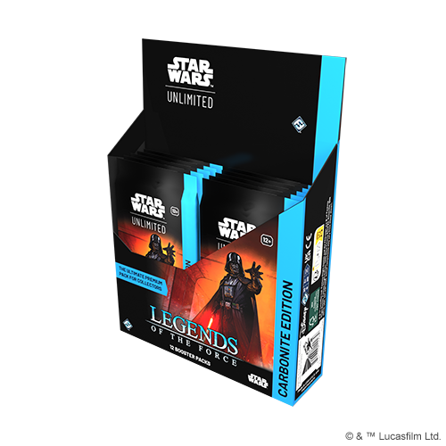 Star Wars: Unlimited - Legends of the Force - Carbonite Booster Box Display