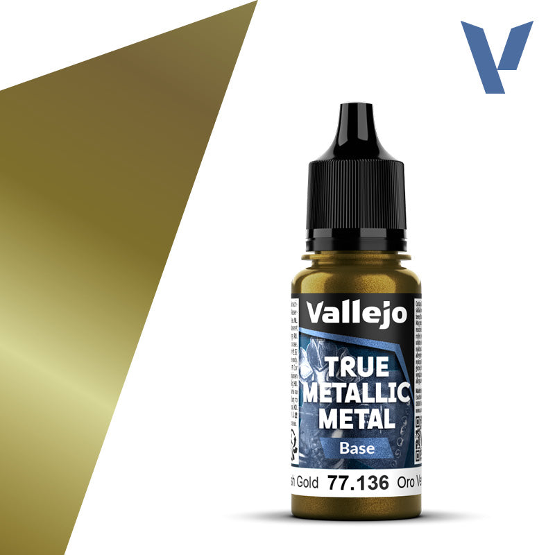 Vallejo - True Metallic Metal - Greenish Gold (Base)