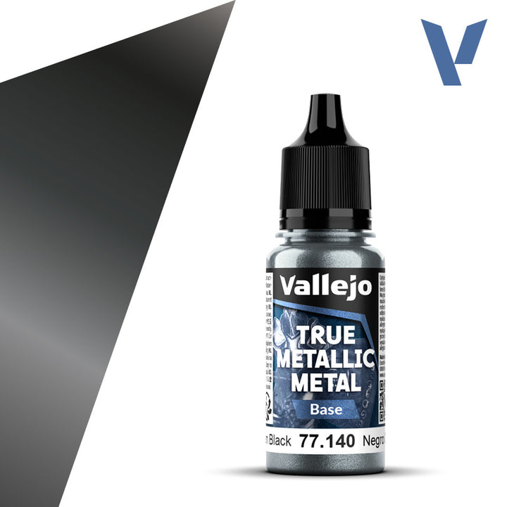 Vallejo - True Metallic Metal - Obsidian Black (Base)