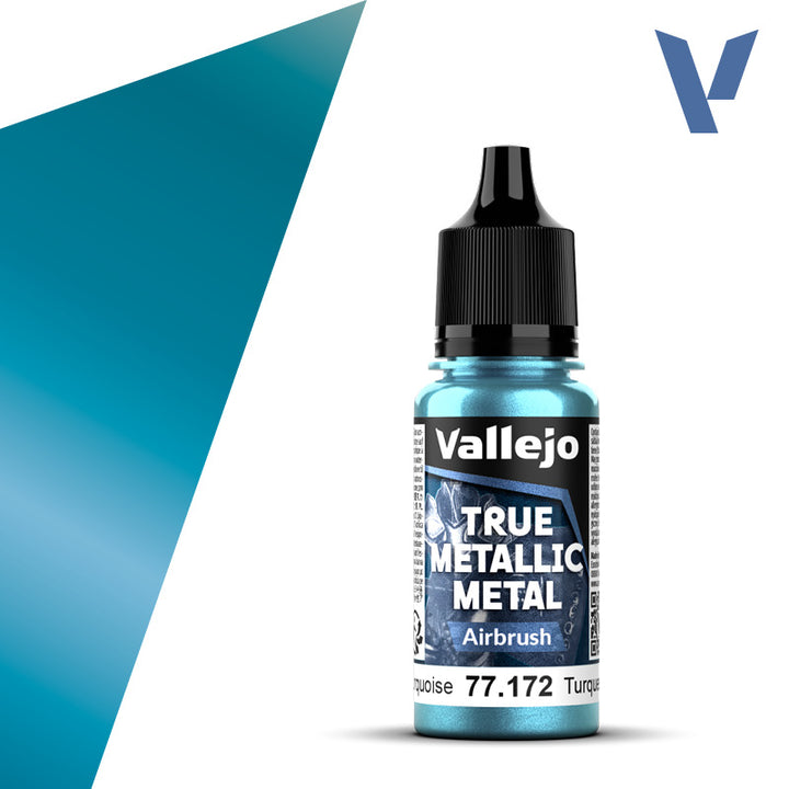 Vallejo - True Metallic Metal - Hydra Turquoise (Airbrush)