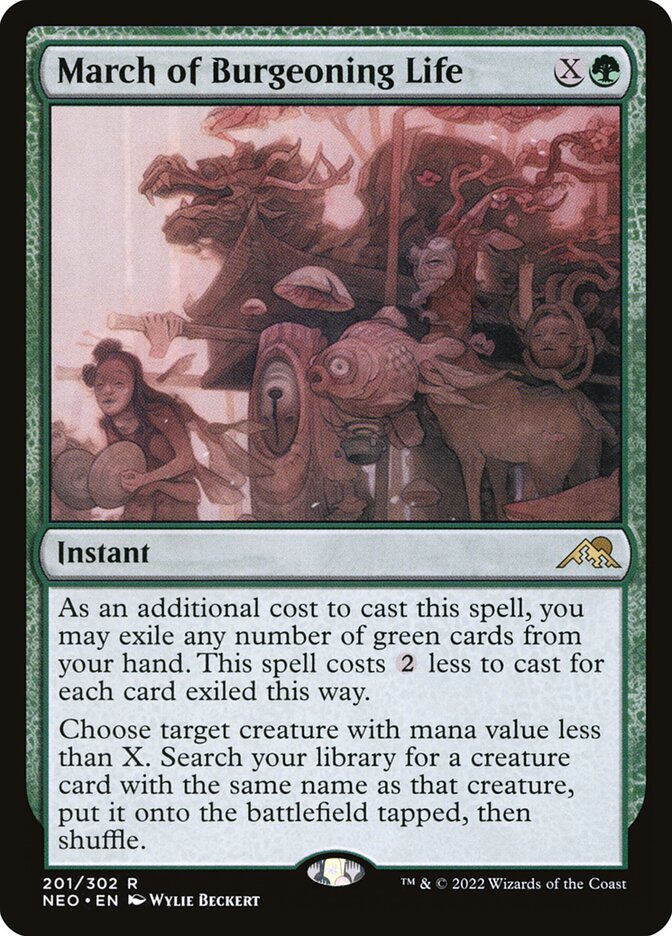 March of Burgeoning Life - Foil