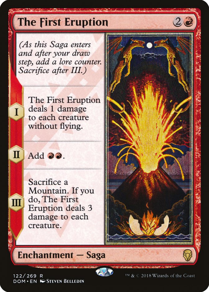 The First Eruption - Foil