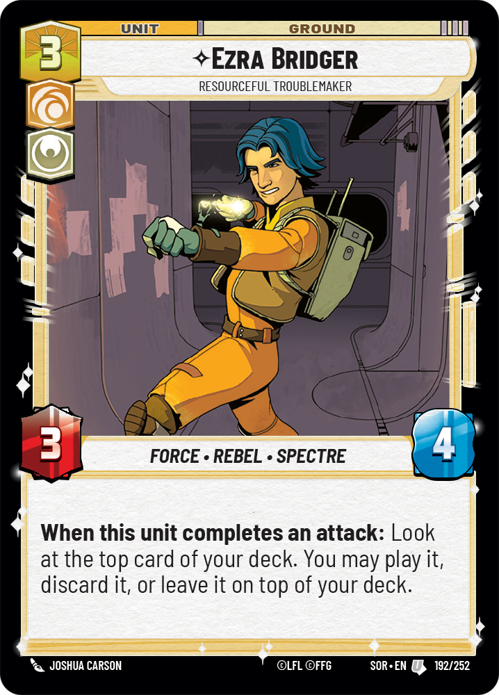 Ezra Bridger, Resourceful Troublemaker