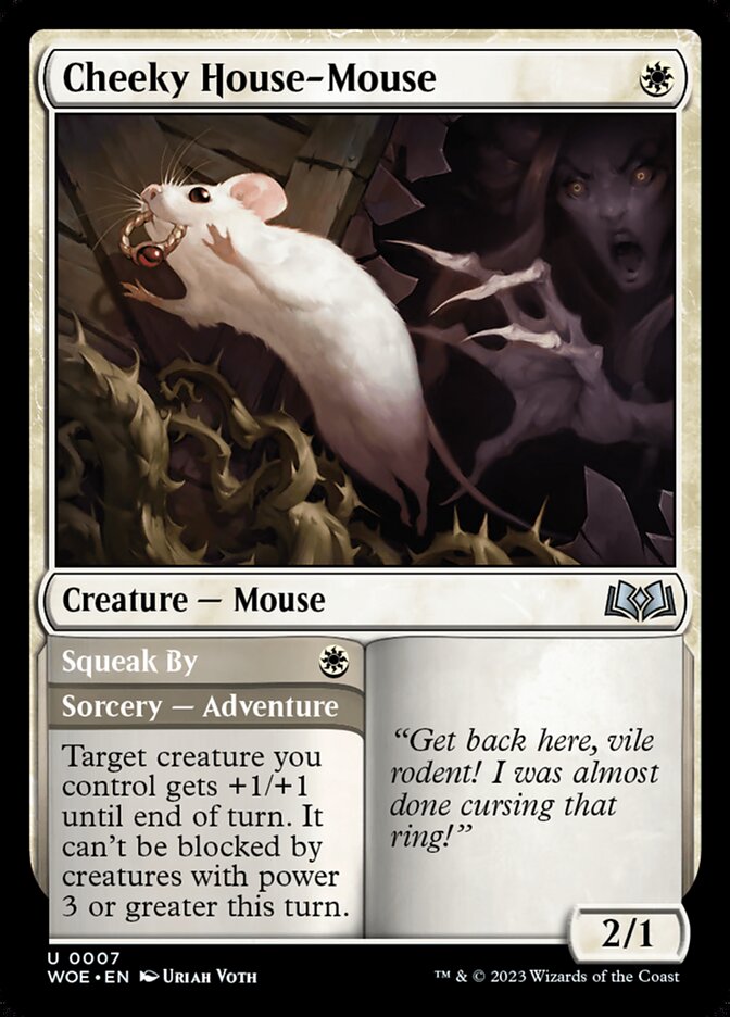 Cheeky House-Mouse // Squeak By - Foil