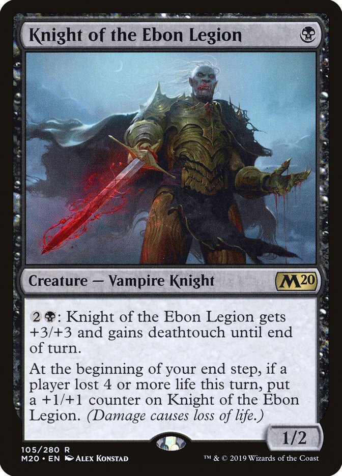 Knight of the Ebon Legion - Foil