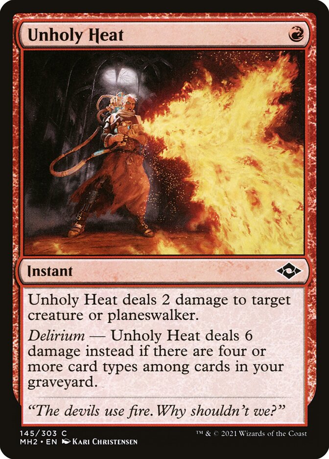 Unholy Heat - Foil