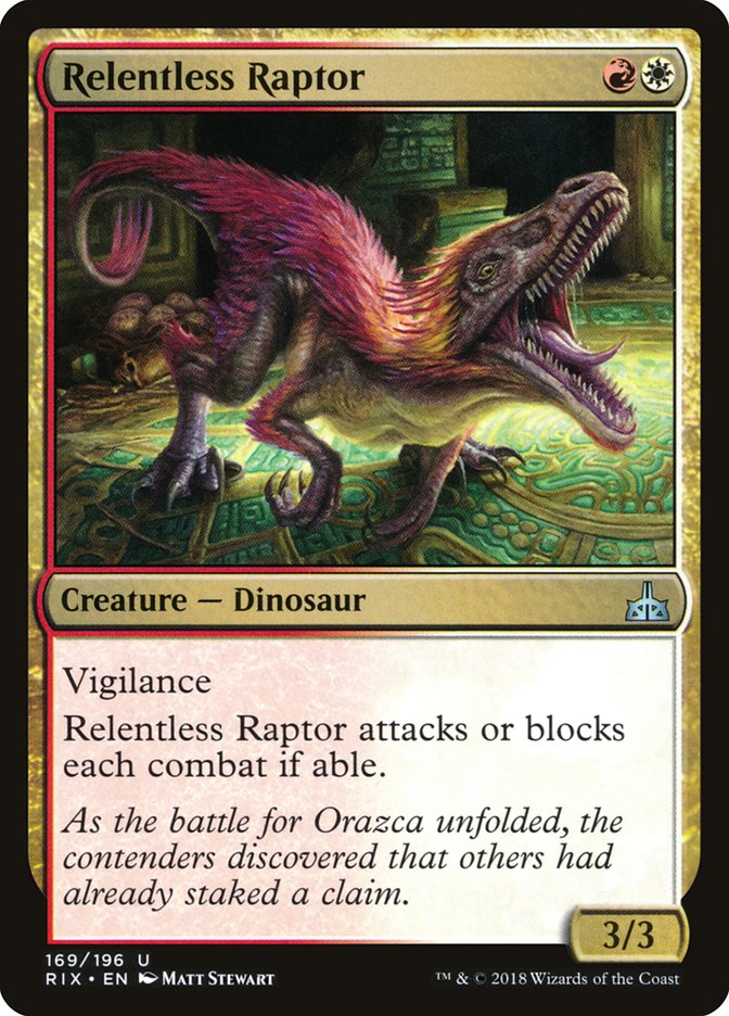 Relentless Raptor - Foil