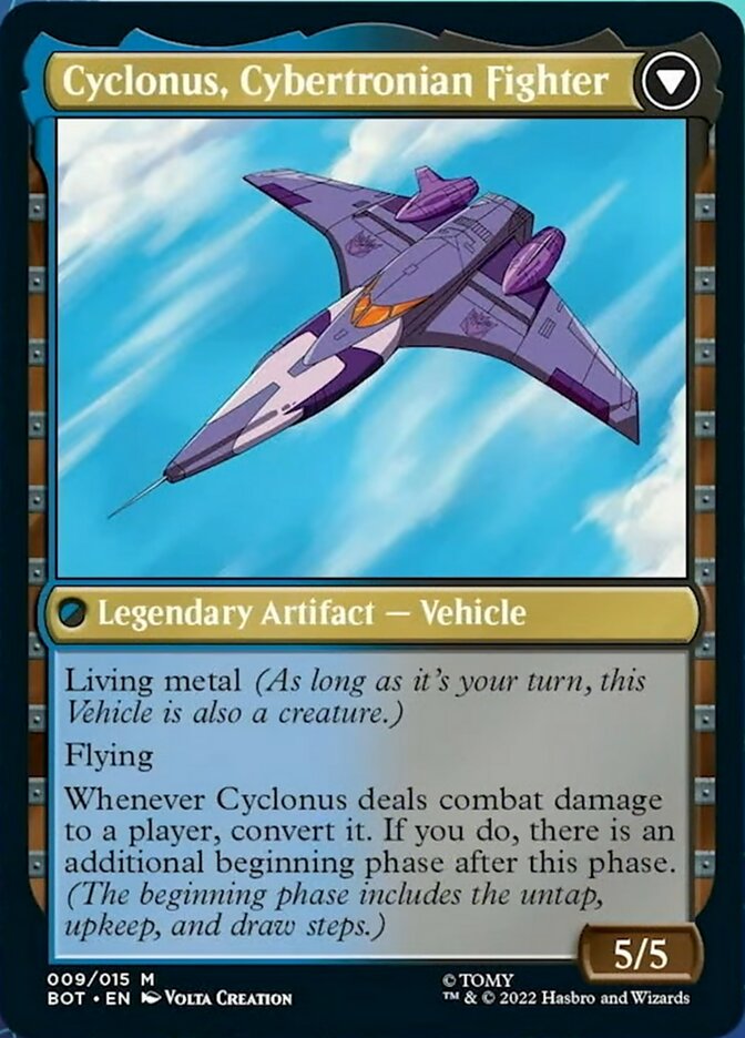 Cyclonus, the Saboteur // Cyclonus, Cybertronian Fighter