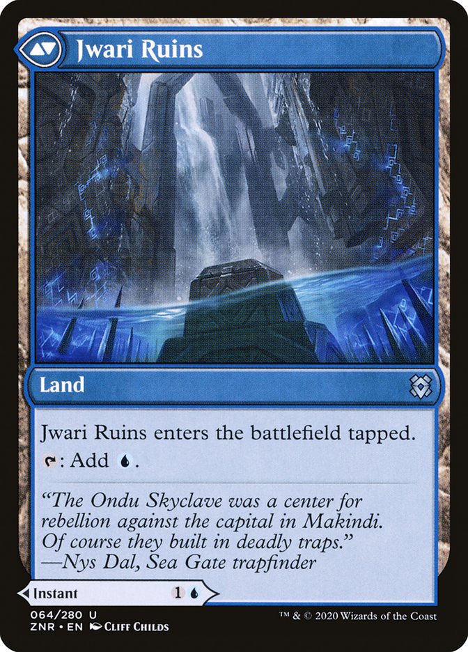 Jwari Disruption // Jwari Ruins - Foil