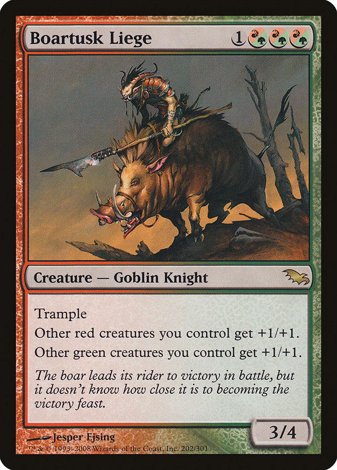 Boartusk Liege - Foil &amp; Signed