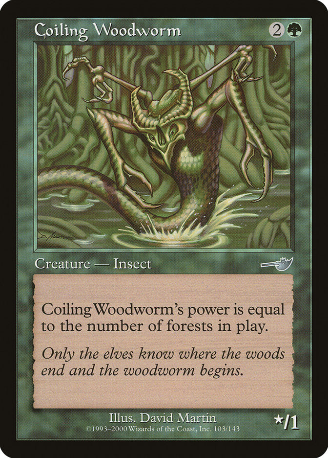 Coiling Woodworm - Foil