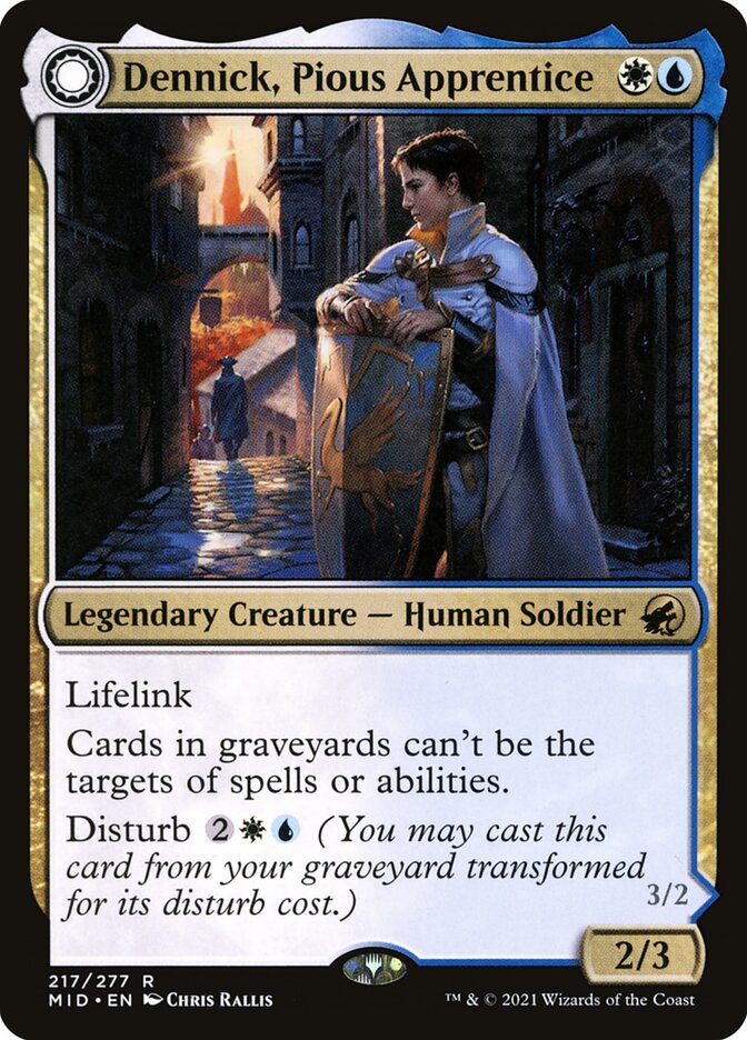 Dennick, Pious Apprentice // Dennick, Pious Apparition - Foil