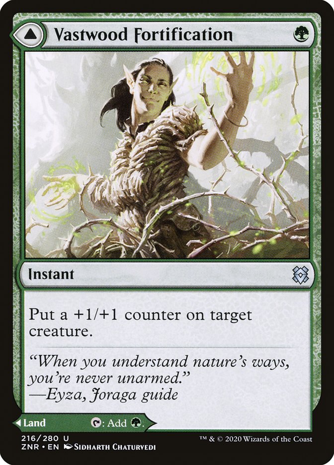 Vastwood Fortification // Vastwood Thicket - Foil