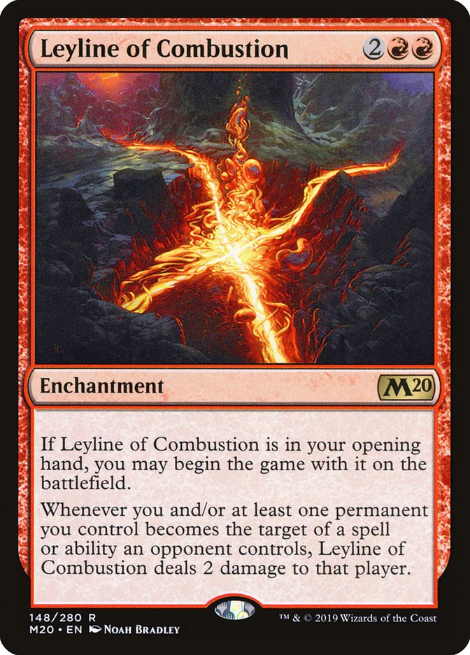 Leyline of Combustion - Foil