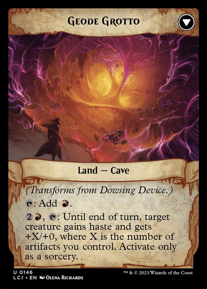 Dowsing Device // Geode Grotto - Foil
