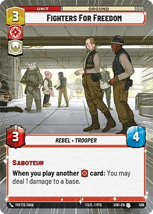 Fighters For Freedom - Hyperspace Foil