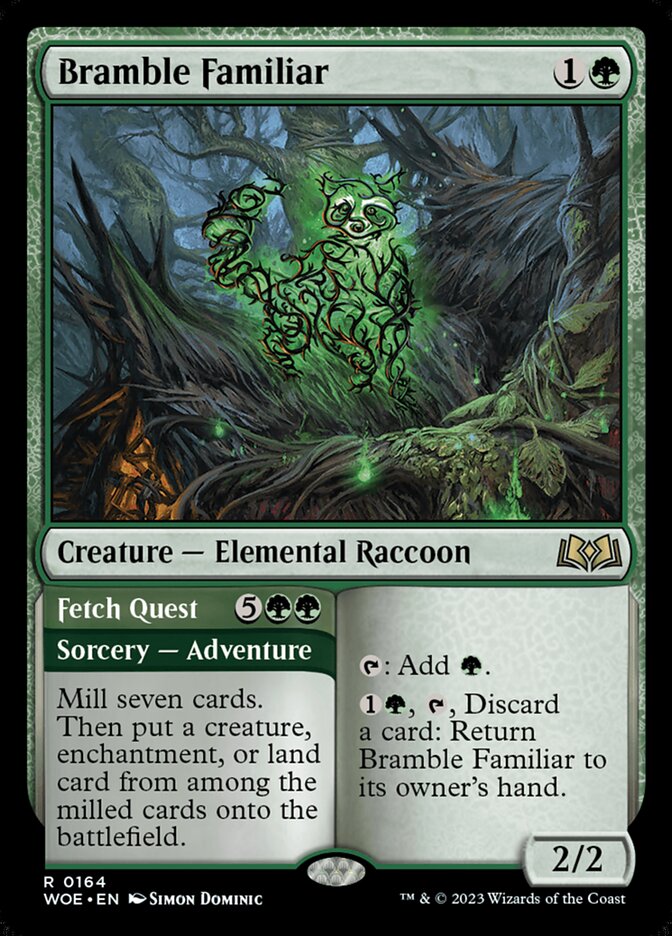 Bramble Familiar // Fetch Quest - Foil