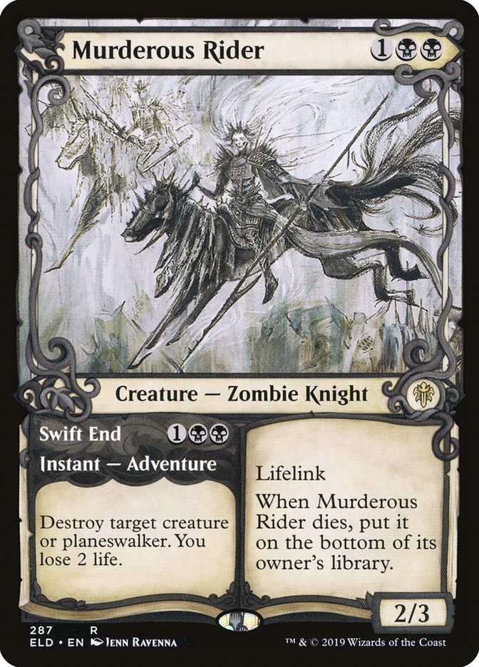 Murderous Rider // Swift End - Foil
