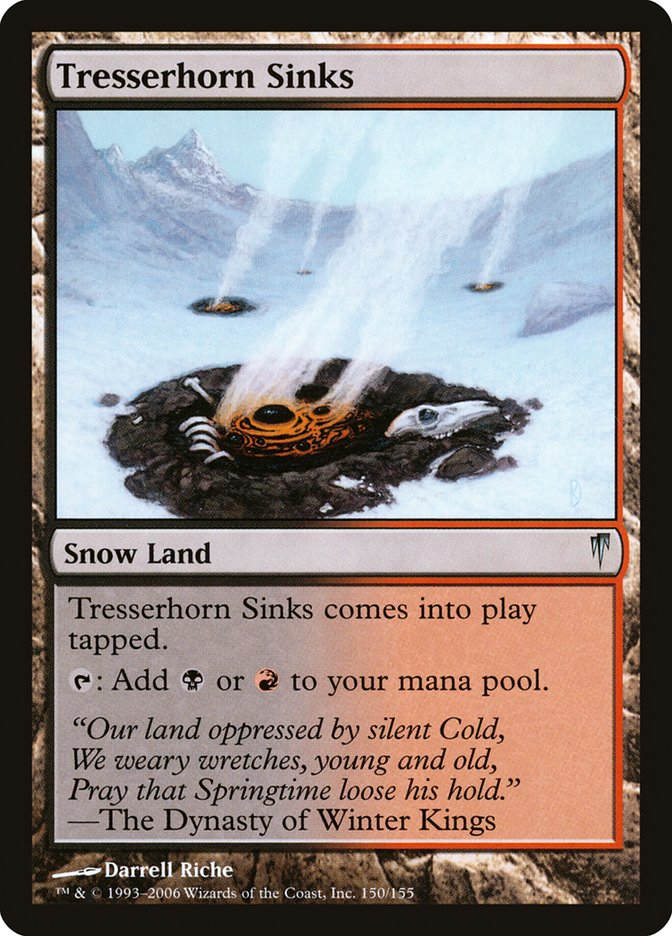 Tresserhorn Sinks - Foil