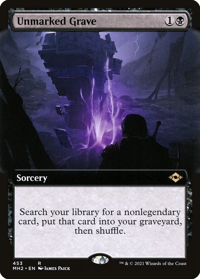 Unmarked Grave - Foil