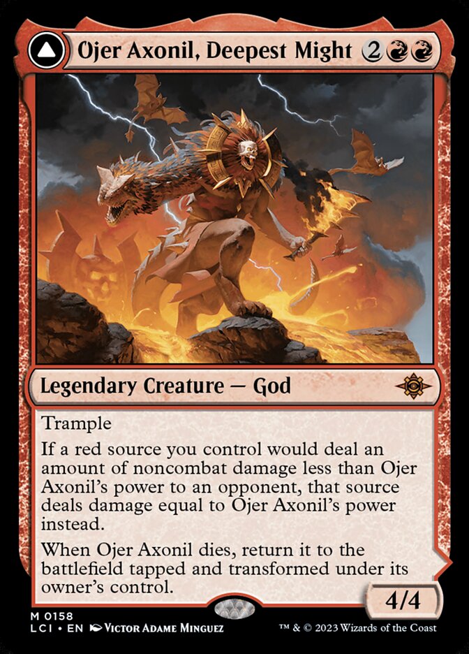 Ojer Axonil, Deepest Might // Temple of Power - Foil