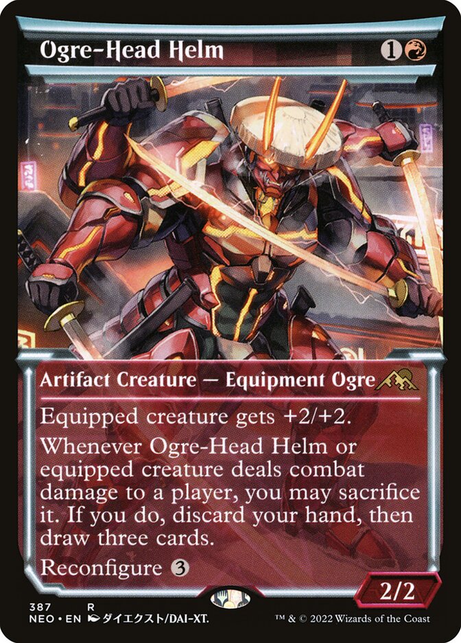 Ogre-Head Helm - Foil