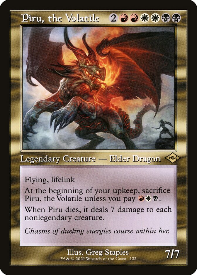 Piru, the Volatile - Foil