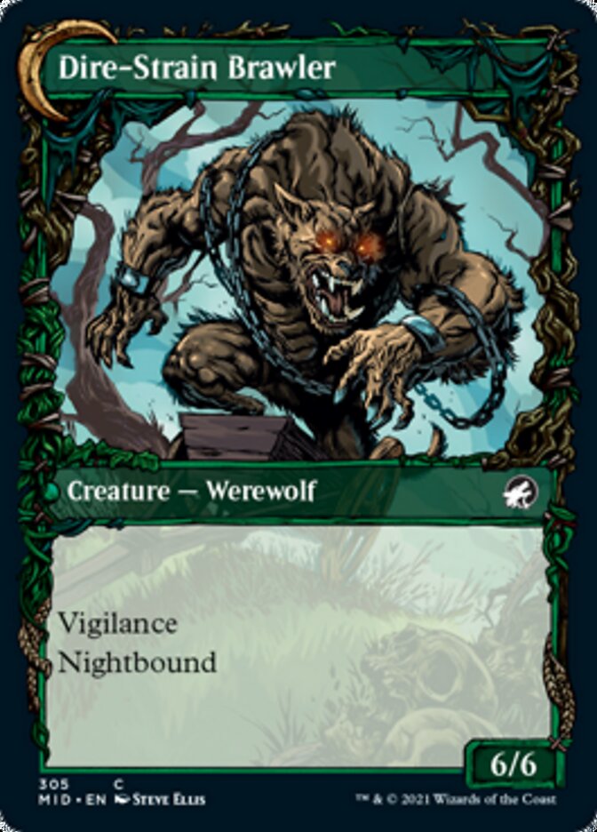 Tireless Hauler // Dire-Strain Brawler - Foil