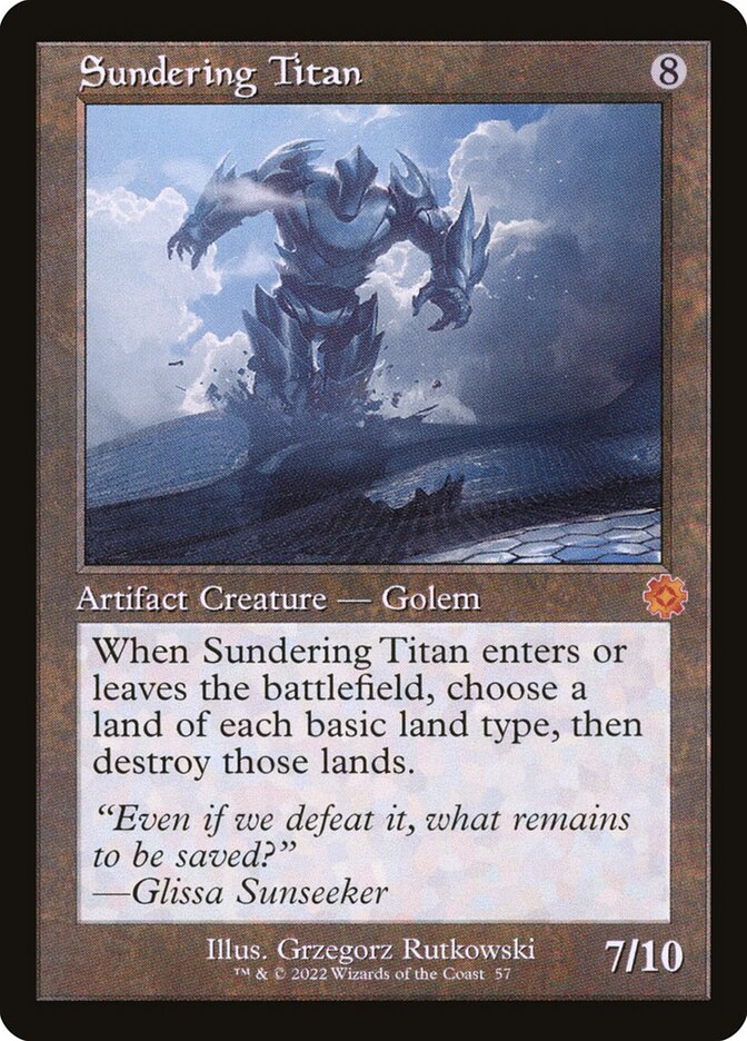 Sundering Titan - Foil